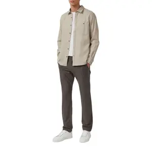 Gestreifter Baumwollhose mit dezentem Karomuster s.Oliver image-6