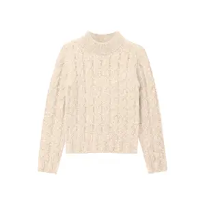 Pull de punto corte Slim con trenzas y cuello alto para niña s.Oliver image-0