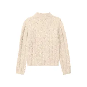 Pull de punto corte Slim con trenzas y cuello alto para niña s.Oliver image-1