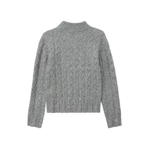 Pull de punto corte Slim con trenzas y cuello alto para niña s.Oliver image-1