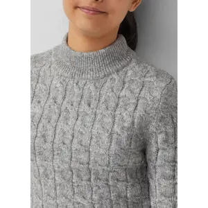 Pull de punto corte Slim con trenzas y cuello alto para niña s.Oliver image-5