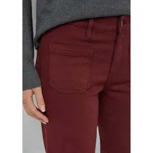 Frauen Cropped Slim Flared Jeans mit Fransen Saum s.Oliver image-3