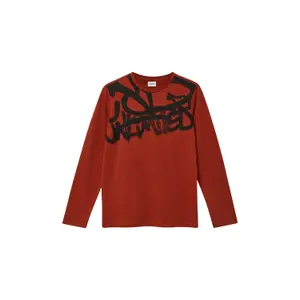 T-shirt μακριάς μανικας με εκτύπωση γκράφιτι παιδί s.Oliver image-2