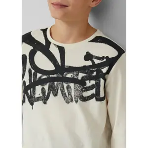 T-shirt μακριάς μανικας με εκτύπωση γκράφιτι παιδί s.Oliver image-5