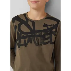 T-shirt μακριάς μανικας με εκτύπωση γκράφιτι παιδί s.Oliver image-5