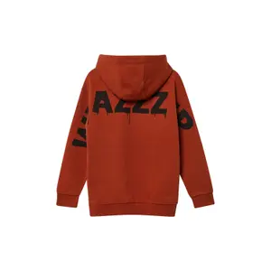 Oversize Bluza z kapturem z dużym nadrukiem na plecach i szczotkowanym wnętrzem dla dzieci s.Oliver image-4