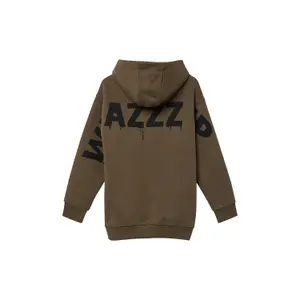 Oversize Bluza z kapturem z dużym nadrukiem na plecach i szczotkowanym wnętrzem dla dzieci s.Oliver image-4