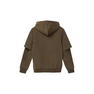 Überlagerter Kapuzenpullover mit Druckdetail und gebürstetem Innenfutter für Kinder s.Oliver image-4
