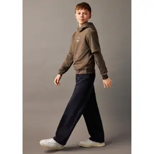 Überlagerter Kapuzenpullover mit Druckdetail und gebürstetem Innenfutter für Kinder s.Oliver image-5