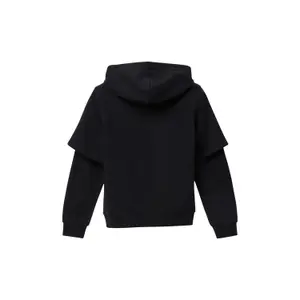 Überlagerter Kapuzenpullover mit Druckdetail und gebürstetem Innenfutter für Kinder s.Oliver image-4