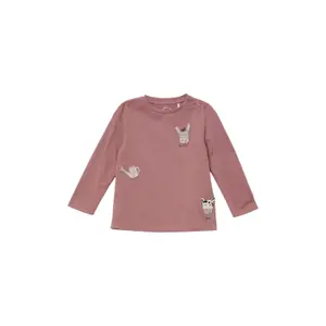 Baby Long Sleeve Trapeze T-Shirt with Embroidered Patches and Snap Buttons s.Oliver image-2
