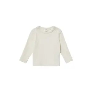 T-shirt à manches longues en côte avec bordure en dentelle bébé s.Oliver image-2