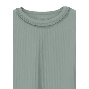 T-shirt à manches longues en côte avec bordure en dentelle bébé s.Oliver image-5