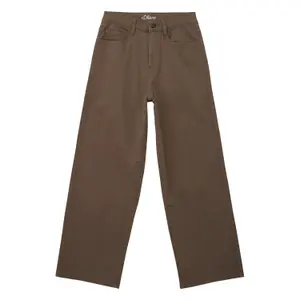 Mid-Rise Relaxed Fit Wide Leg Stretch Cotton Jeans with Adjustable Waist Child s.Oliver image-0