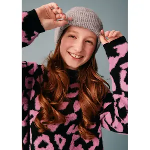 Knitted Beanie with Decorative Stones Girl s.Oliver image-5