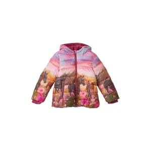 Casaco acolchoado quente com estampado degradê para bebé menina s.Oliver image-2