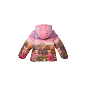 Casaco acolchoado quente com estampado degradê para bebé menina s.Oliver image-4