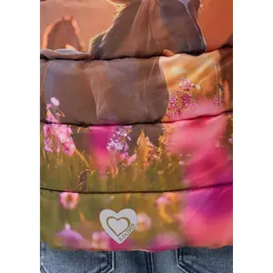 Casaco acolchoado quente com estampado degradê para bebé menina s.Oliver image-6