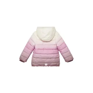 Casaco acolchoado quente com estampado degradê para bebé menina s.Oliver image-4
