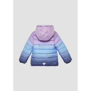 Casaco acolchoado quente com estampado degradê para bebé menina s.Oliver image-1