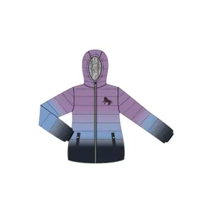 Casaco acolchoado quente com estampado degradê para bebé menina s.Oliver image-3