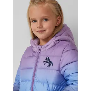 Casaco acolchoado quente com estampado degradê para bebé menina s.Oliver image-4