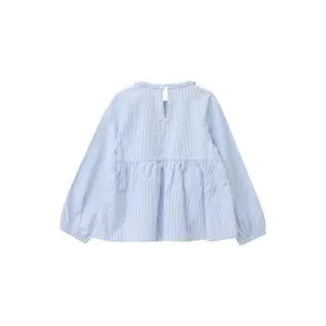 Striped Flared Blouse with Decorative Stones Girl s.Oliver image-1