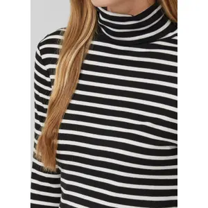 Γυναικείο Μπλουζάκι Μακρυμάνικο Ριγέ Slim Fit s.Oliver image-3