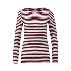 Γυναικείο μακρυμάνικο t-shirt με bateau λαιμό s.Oliver image-0