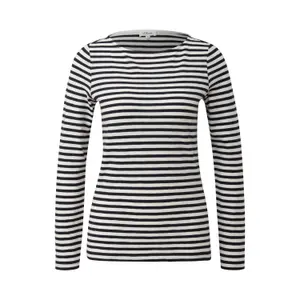 Γυναικείο μακρυμάνικο t-shirt με bateau λαιμό s.Oliver image-0