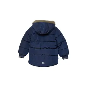 Long Padded Hooded Coat with Fleece Lining Baby Boy s.Oliver image-4