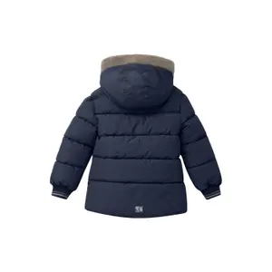 Long Hooded Quilted Puffer Jacket with Fleece Lining Child s.Oliver image-1