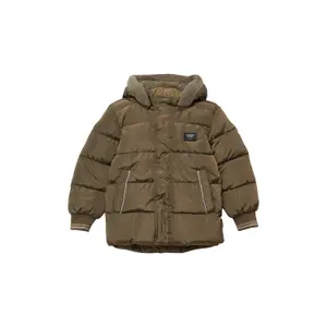 Long Hooded Quilted Puffer Jacket with Fleece Lining Child s.Oliver image-2