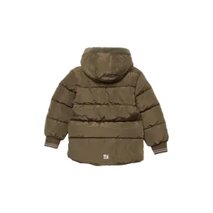 Long Hooded Quilted Puffer Jacket with Fleece Lining Child s.Oliver image-4