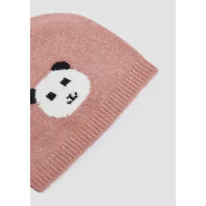 Zachte gebreide muts met panda intarsia voor baby's s.Oliver image-3