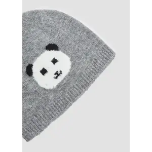 Zachte gebreide muts met panda intarsia voor baby's s.Oliver image-3