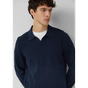 Pull ligero de malla con cuello polo s.Oliver image-3