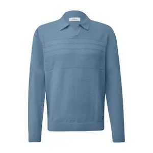 Pull ligero de malla con cuello polo s.Oliver image-0