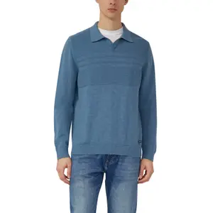 Pull ligero de malla con cuello polo s.Oliver image-2