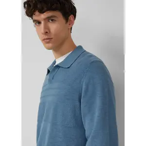 Pull ligero de malla con cuello polo s.Oliver image-3