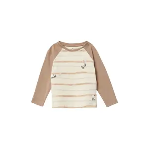 Camiseta de manga raglán con estampado delantero para bebé s.Oliver image-2