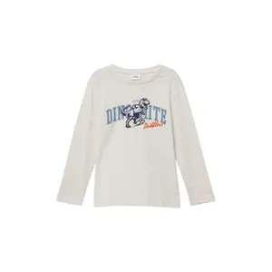 T-shirt med lång ärm i bomull med tryck fram barn s.Oliver image-2
