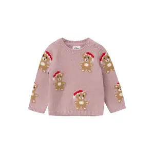 Knitted Jumper with Christmas Patterns for Babies s.Oliver image-0
