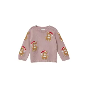 Knitted Jumper with Christmas Patterns for Babies s.Oliver image-2