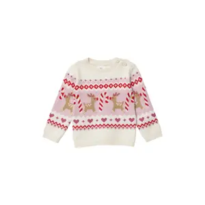 Knitted Jumper with Christmas Patterns for Babies s.Oliver image-2