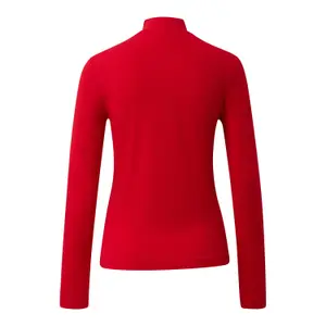 T-shirt in jersey a taglio slim con col alto donna s.Oliver image-1