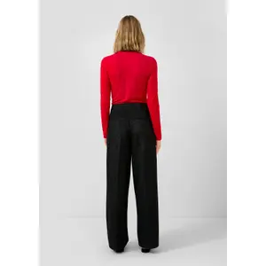 T-shirt in jersey a taglio slim con col alto donna s.Oliver image-4