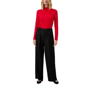T-shirt in jersey a taglio slim con col alto donna s.Oliver image-6