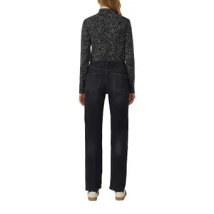 T-shirt in jersey a taglio slim con col alto donna s.Oliver image-5
