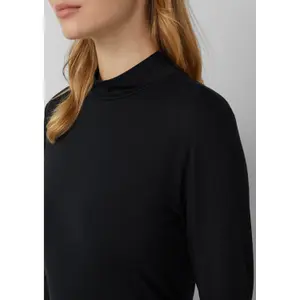 T-shirt από ζέρσεϊ με λεπτή εφαρμογή και ψηλό γιακά γυναικείο s.Oliver image-3